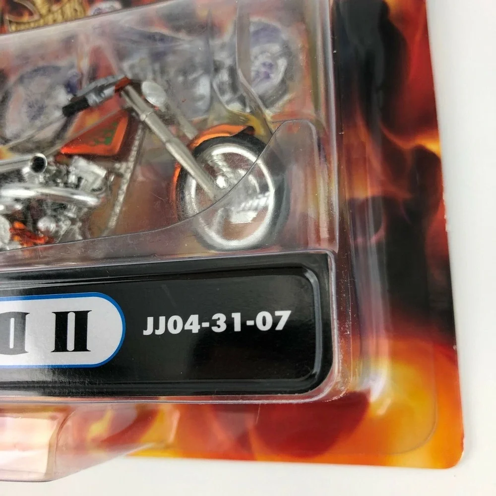 Jesse James West Coast Chopper EL DIABLO II‎ Custom Motorcycle Bike Orange 1/31